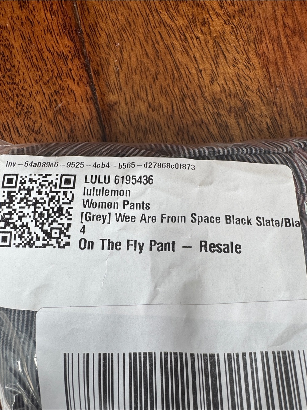 lululemon athletica Grey/Black Slate On The Fly Pants